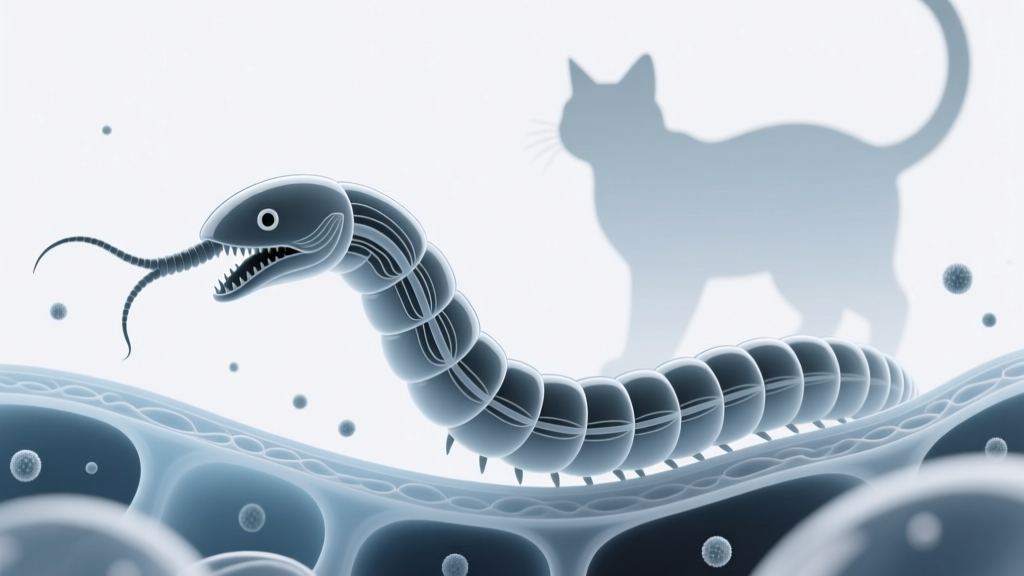 Feline Gigantorhynchus: Large Acanthocephalan