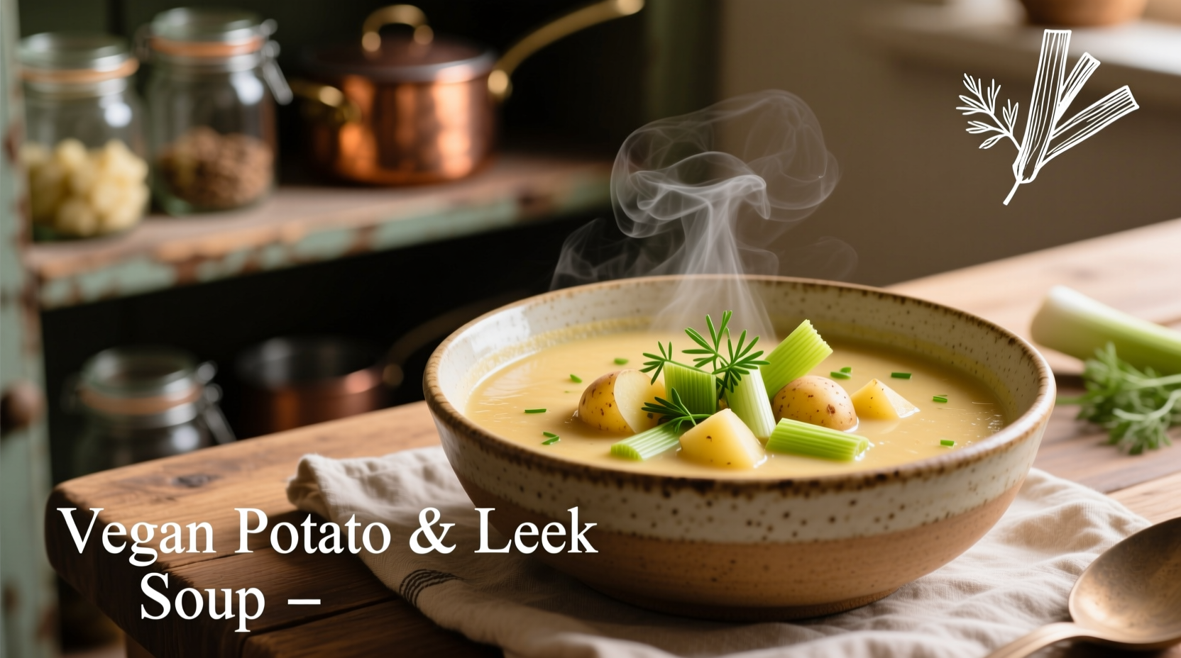 Perfect Vegan Potato Leek Soup Recipe (Dairy-Free & Creamy)