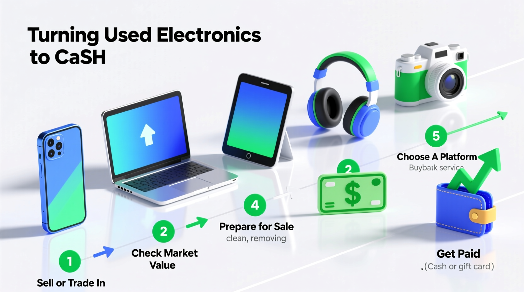 how to turn your used electronics into cash