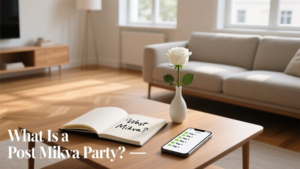 Post Mikva Party: Meaningful Celebration Guide