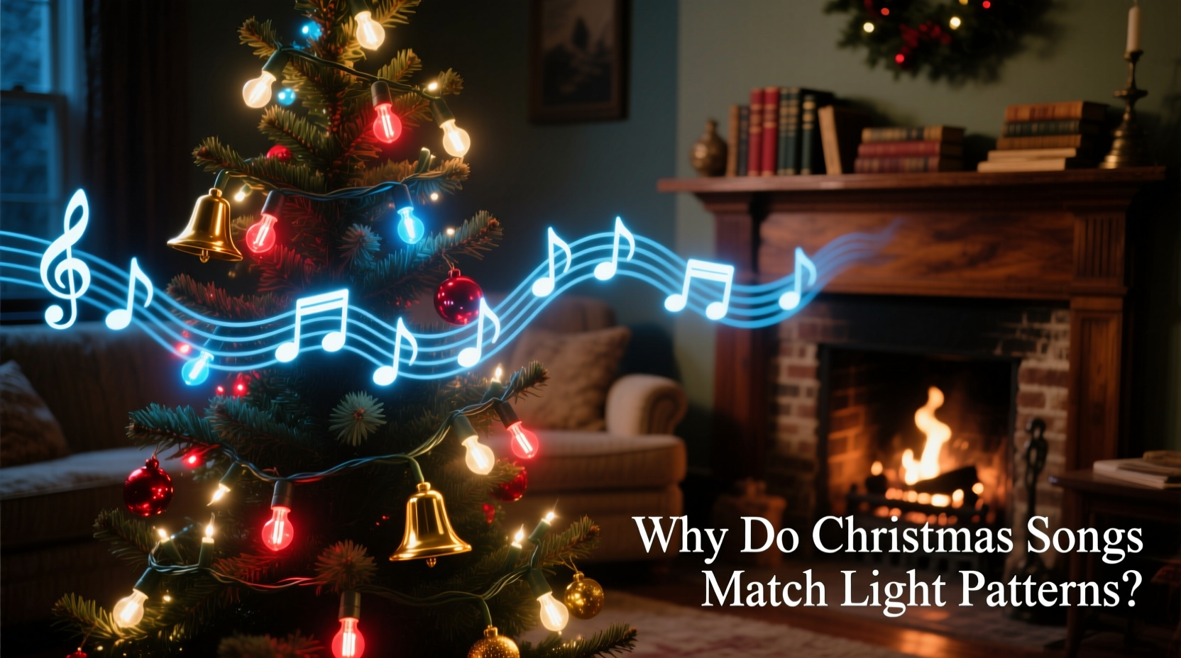 why do certain christmas songs pair better with specific light patterns