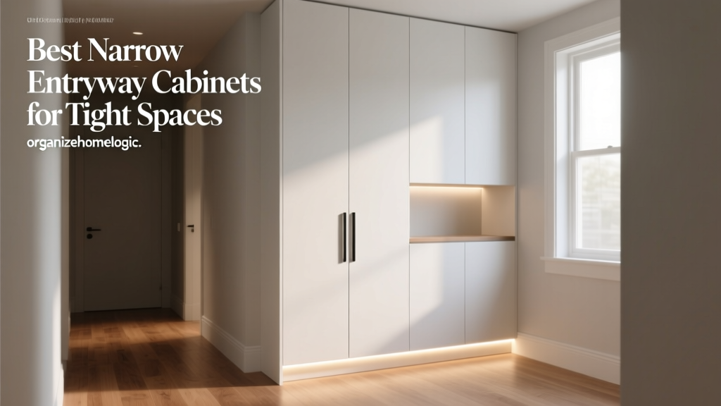 Best Narrow Entryway Cabinets for Tight Spaces