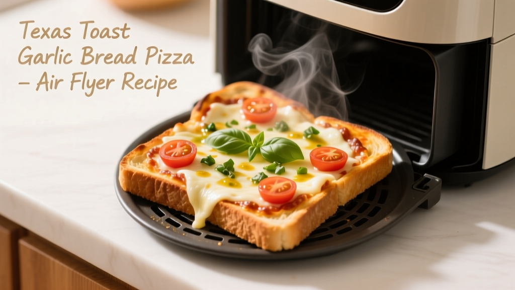 Air Fryer Texas Toast Garlic Bread Pizza