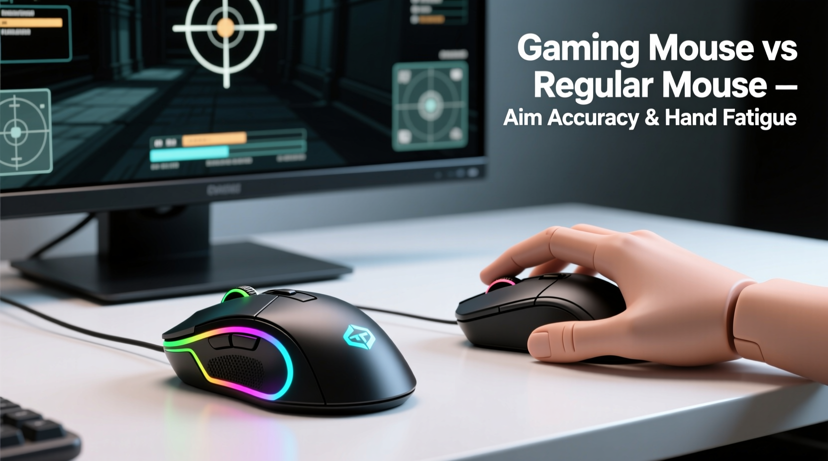 gaming mouse vs regular mouse which improves aim without hand fatigue