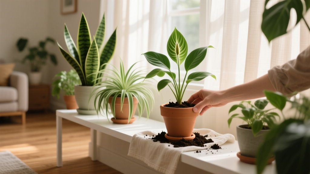 Toxic to Cats? Repot Indoor Plants After Buying