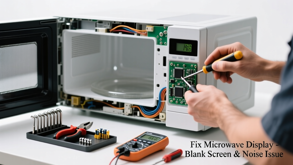 Fix Microwave Display Blank & Making Noise