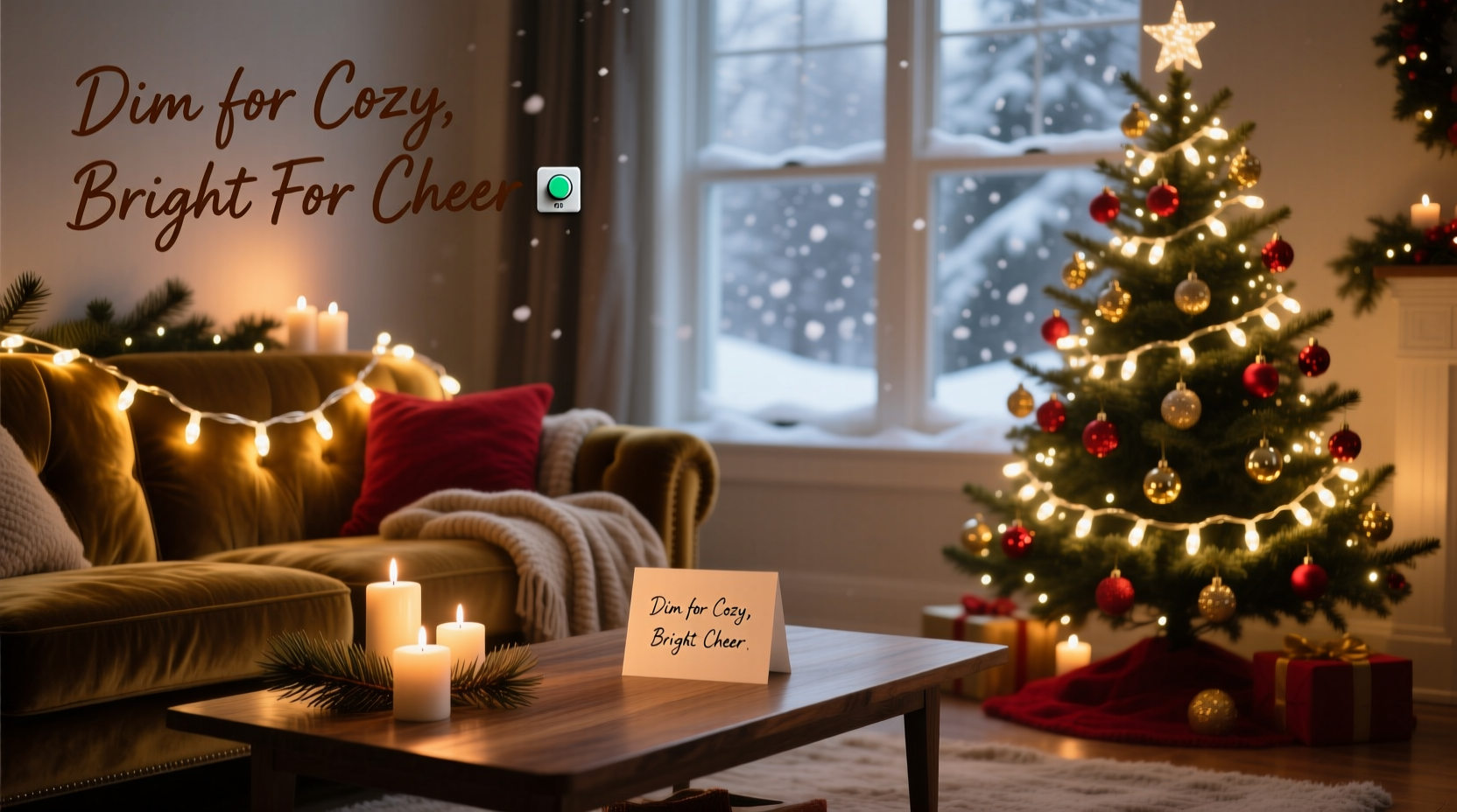 dimmable christmas lights vs fixed brightness are mood settings practical