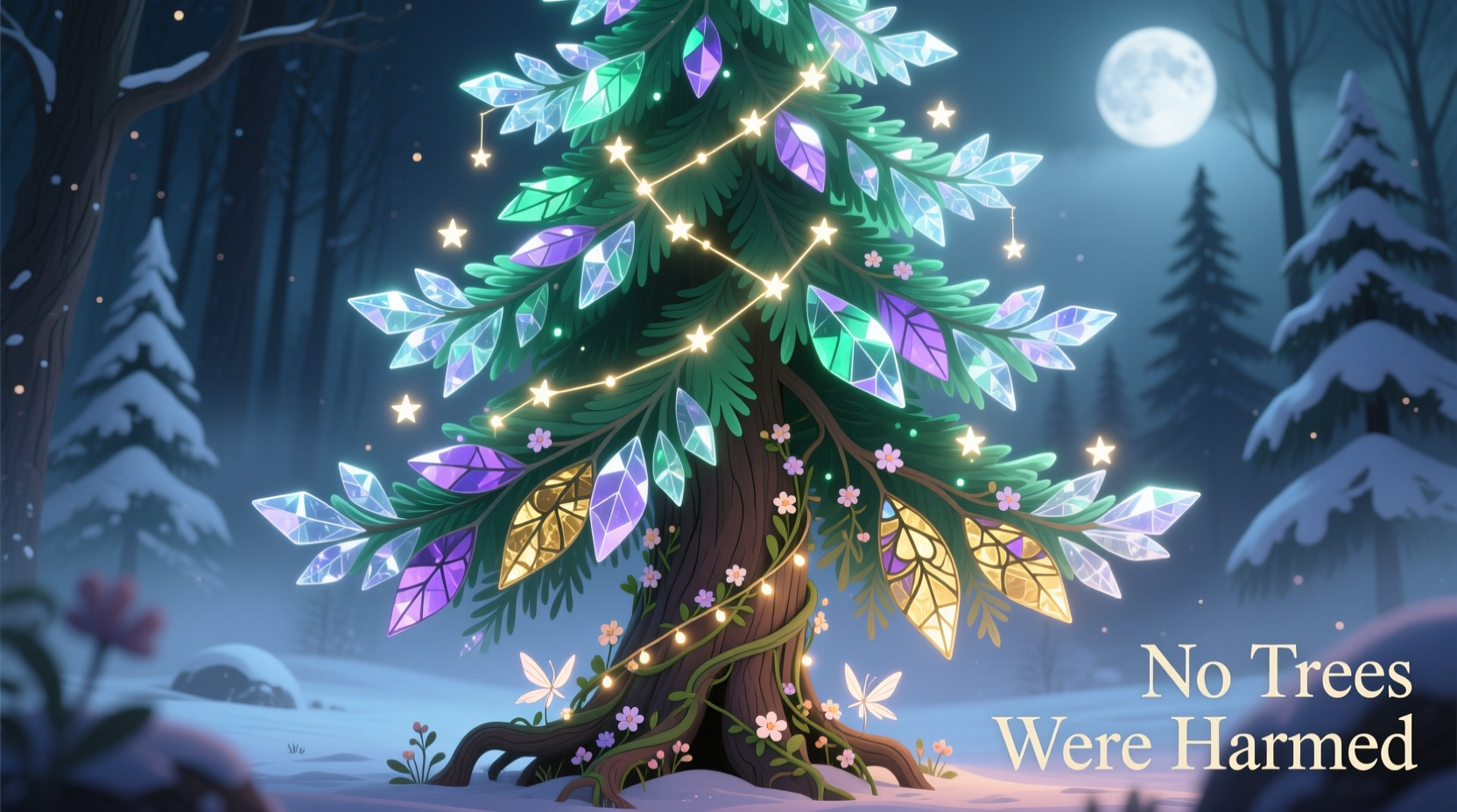 can you paint a christmas tree to create a unique look without killing it