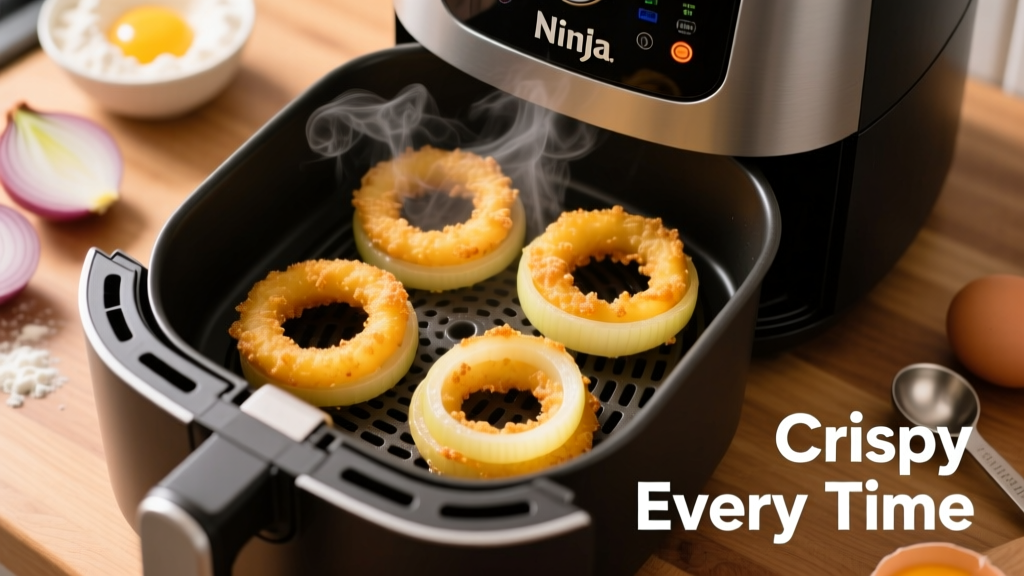 Crispy Ninja Air Fryer Onion Rings (Every Time!)