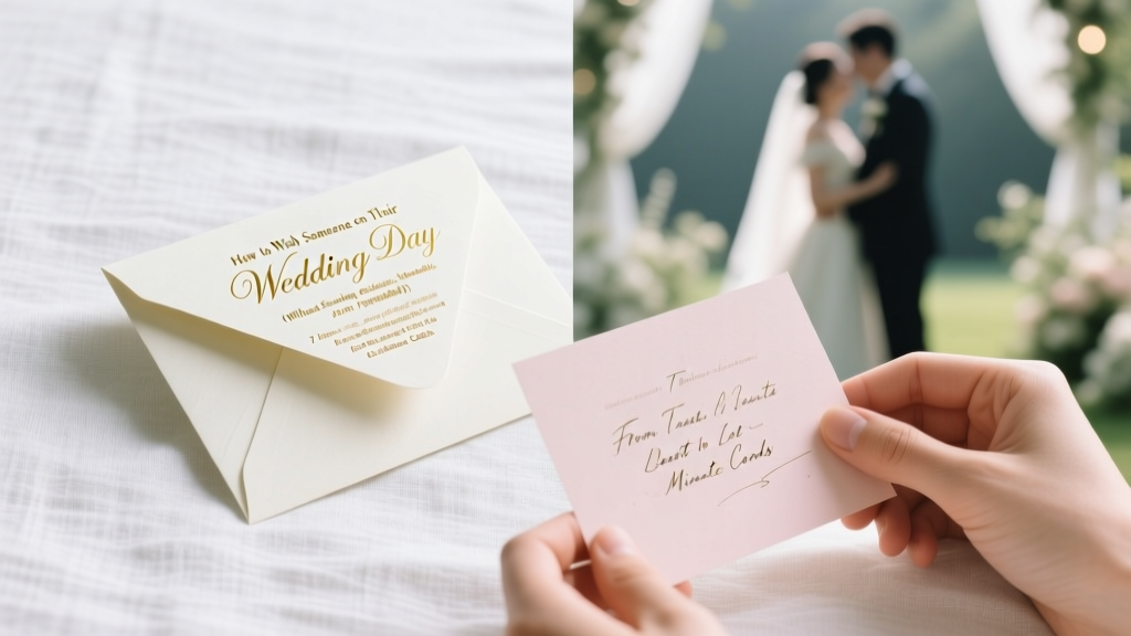 Wedding Wishes: 7 Emotional Toasts, Texts & Cards