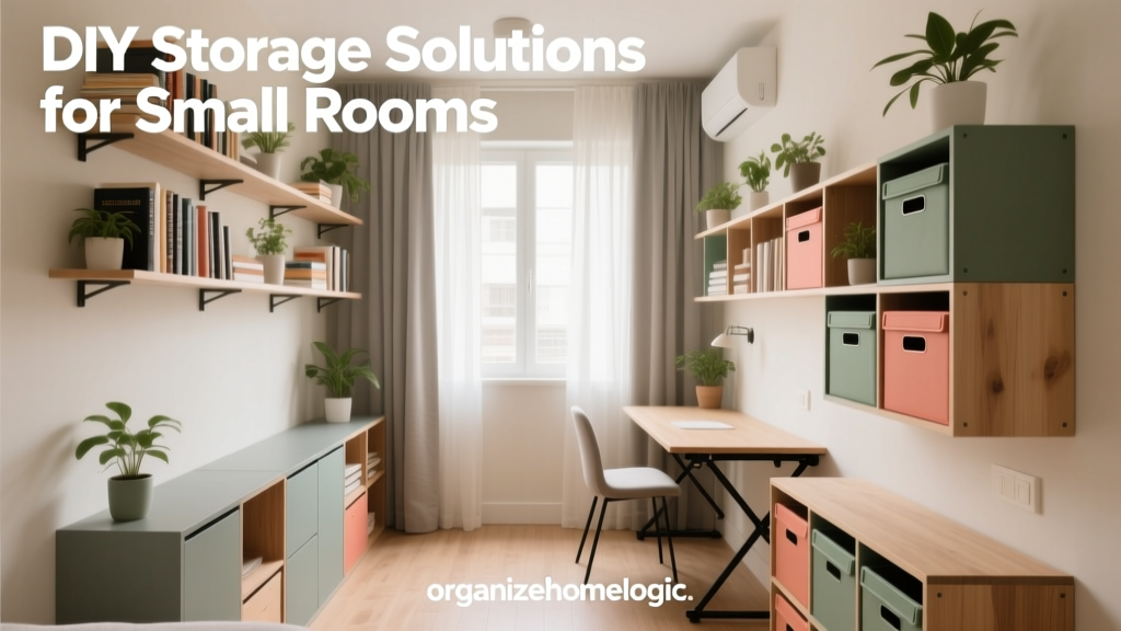 DIY Storage Solutions for Small Rooms