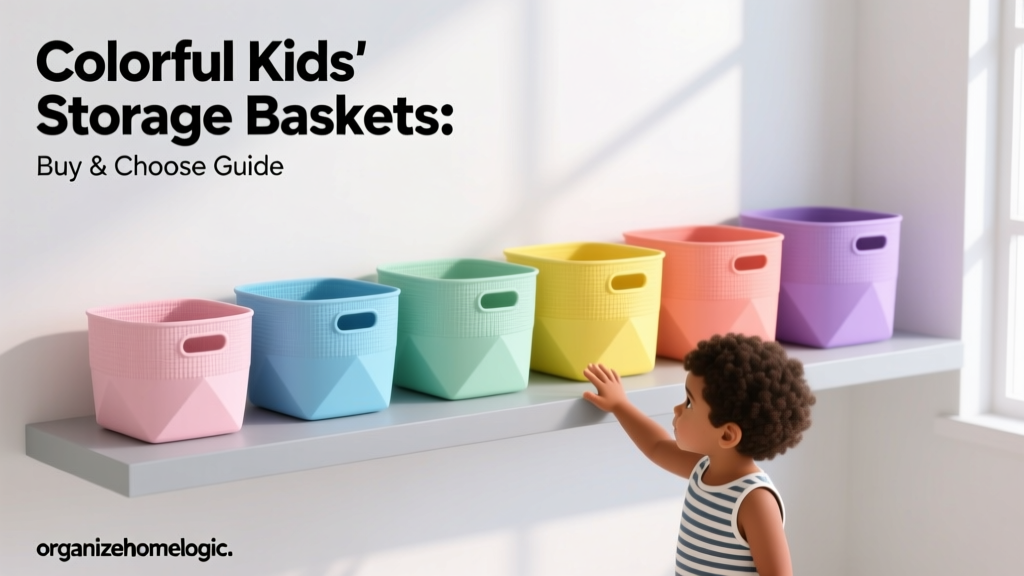 Colorful Kids' Storage Baskets: Buy & Choose Guide