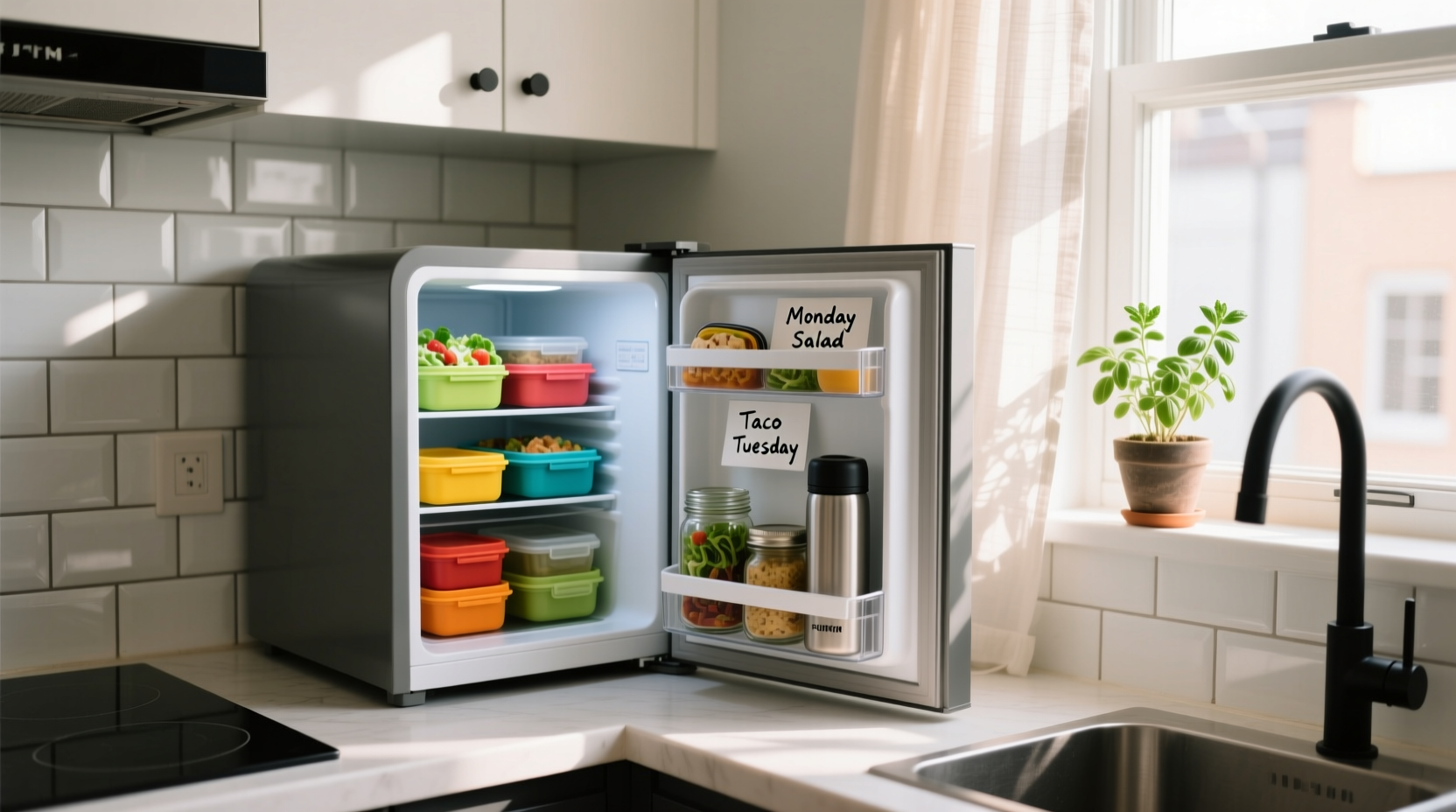 reduce your lunch budget with a mini fridge
