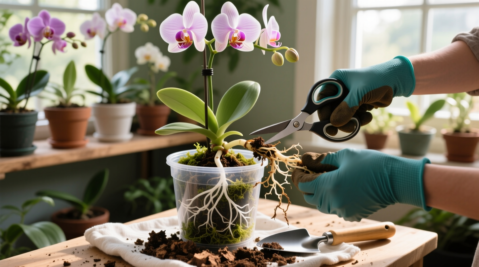 tips for repotting an orchid