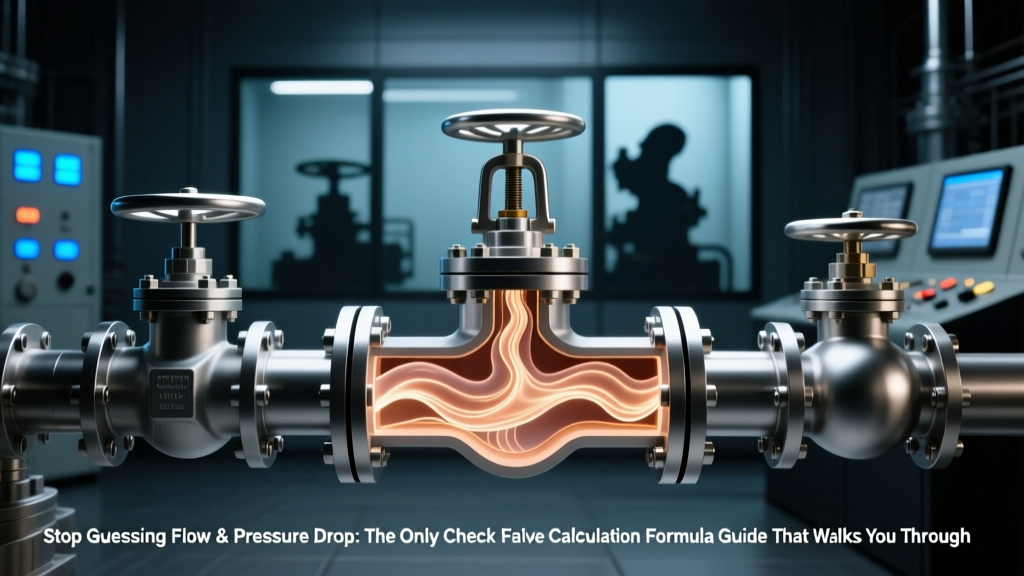 API 602 Check Valve Sizing: Flow & Pressure Drop Guide