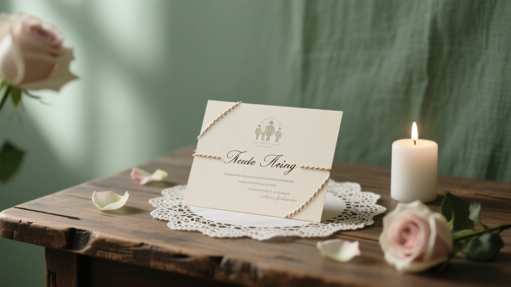 Wedding Invitation with Deceased Parent: Compassionate Tips