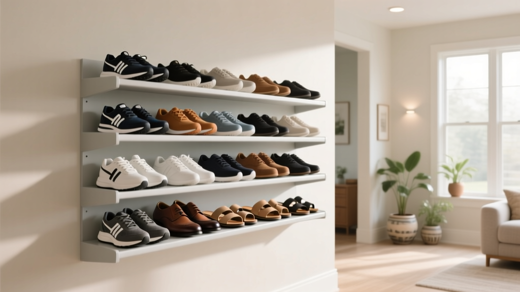 Shoe Rack Hack That Stops Tripping in the Mudroom