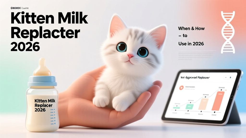 Kitten Milk Replacer Guide: When & How to Use in 2026