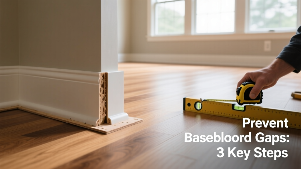 How to Prevent Baseboard Gap in Wood-Floored Rooms