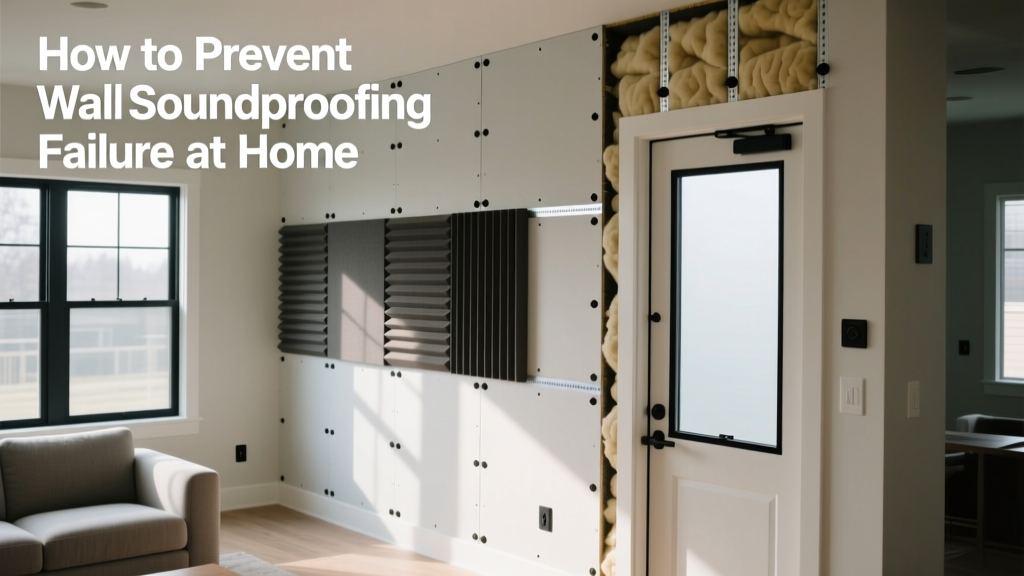 How to Prevent Wall Soundproofing Failure at Home