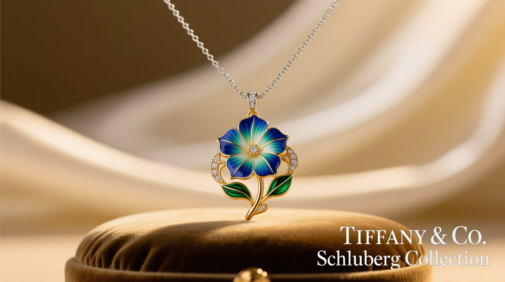 tiffany co schlumberger morning glory necklace