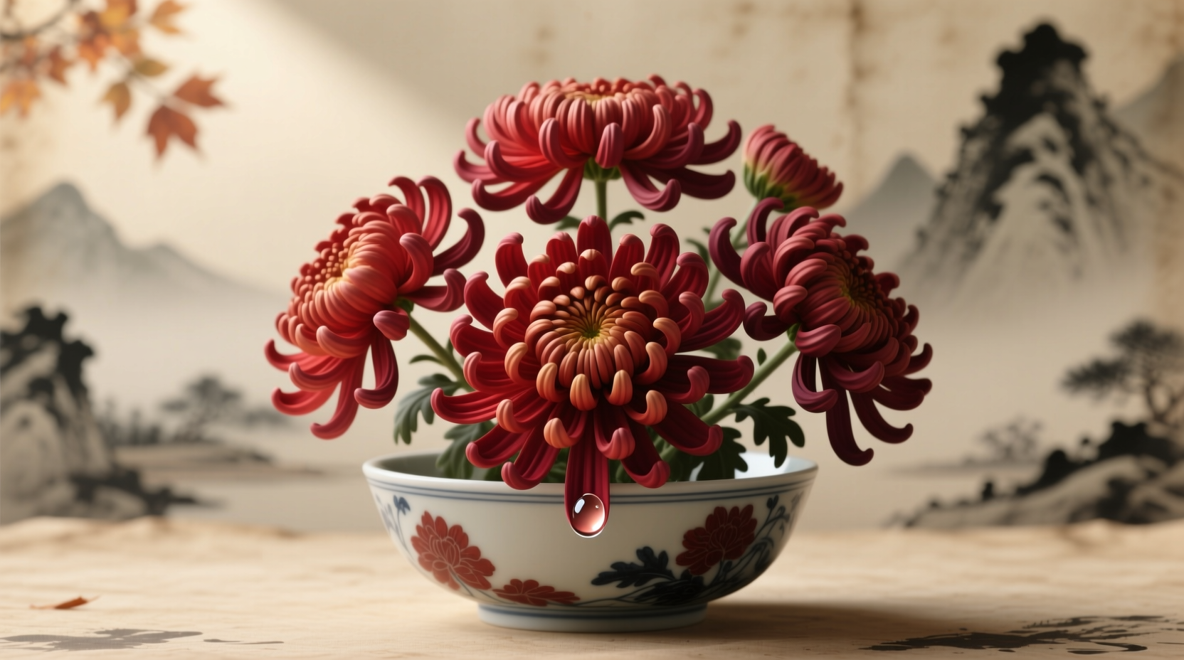 red mums
