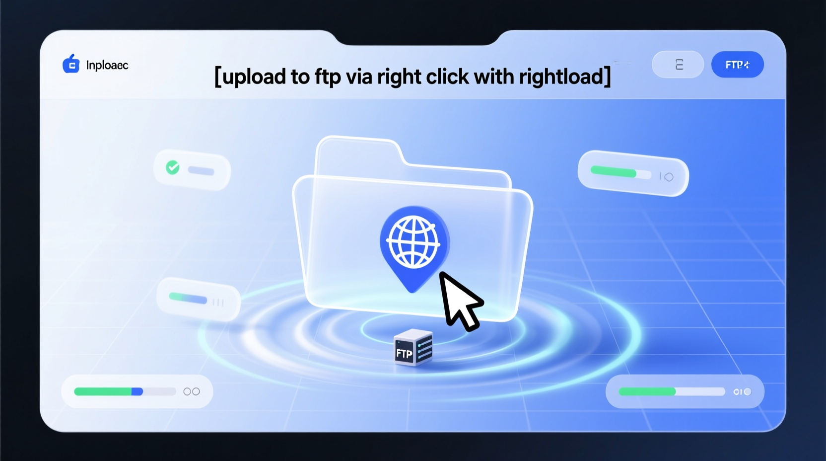 upload to ftp via right click with rightload