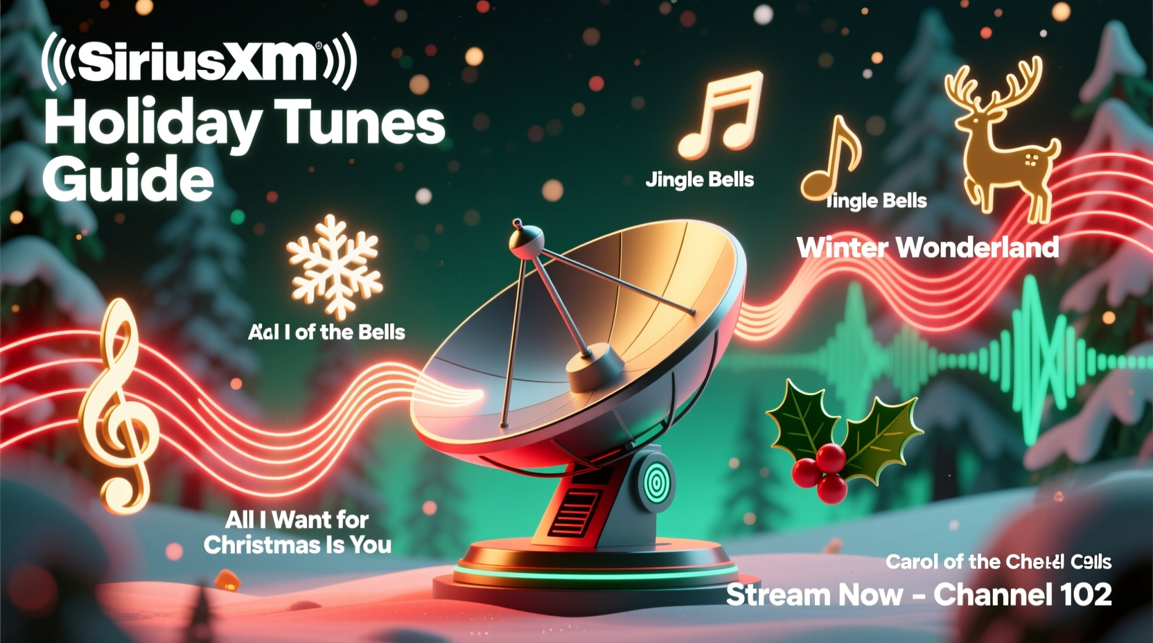 what sirius channel has christmas music