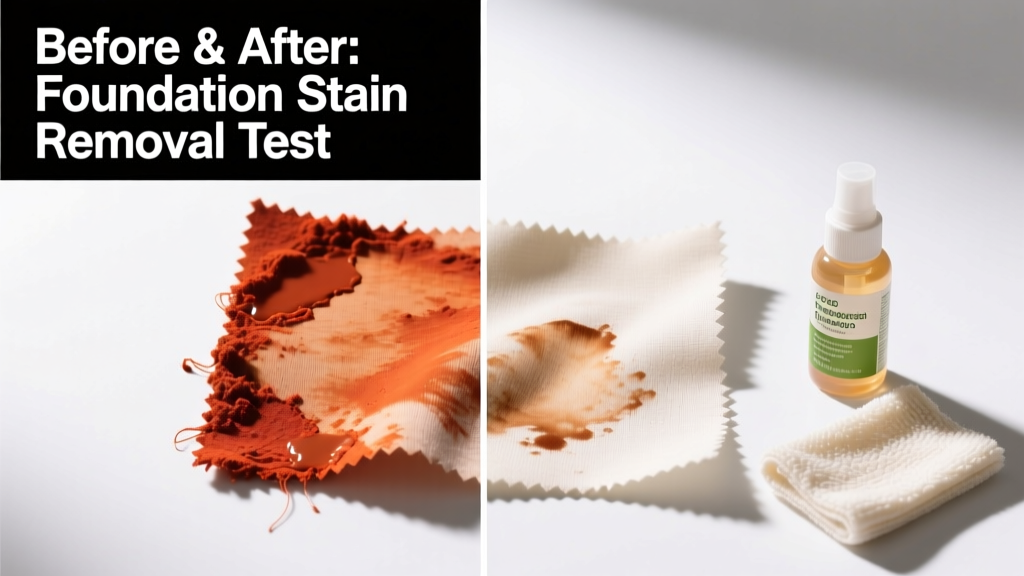 How to Remove Foundation Stains from Clothes, Skin & Surfaces