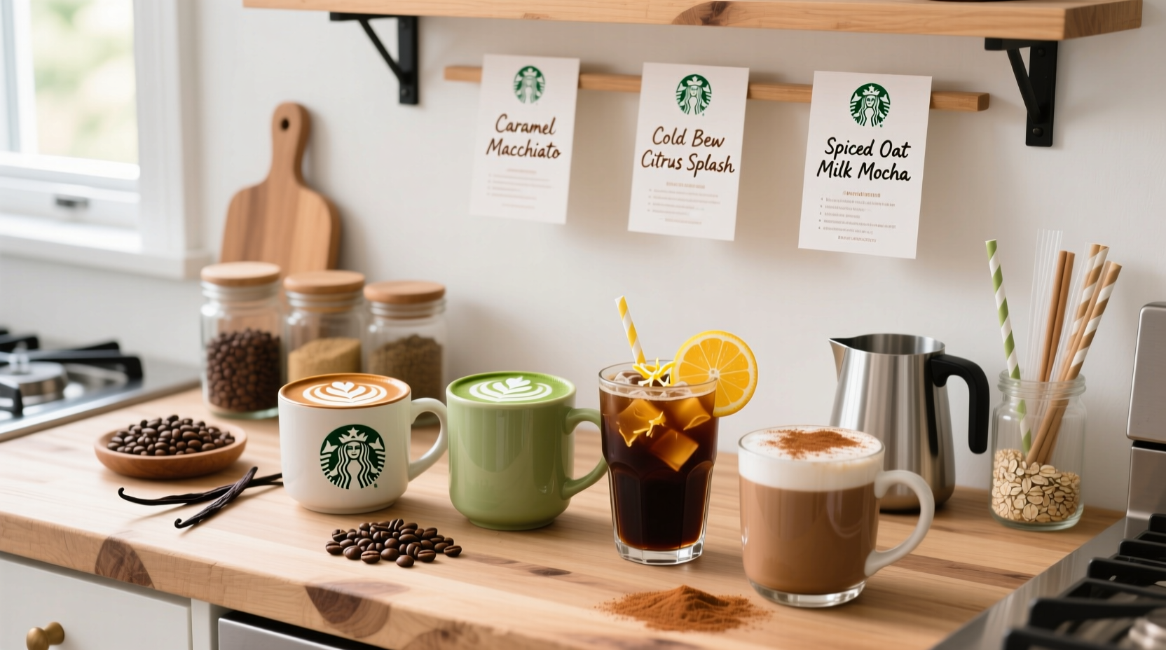 free starbucks recipes for diy coffee drinks