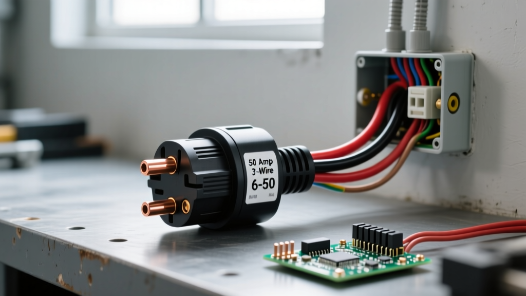 How to Read and Wire a 50 Amp 3-Wire Plug Wiring Diagram (NEMA 6-50)