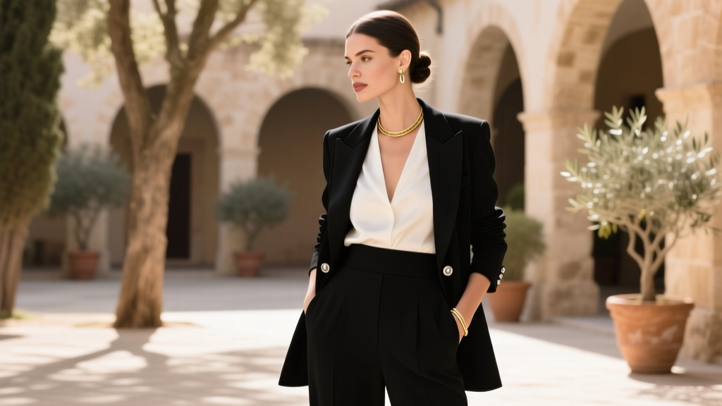 How to Dress Up a Black Jumpsuit for a Wedding