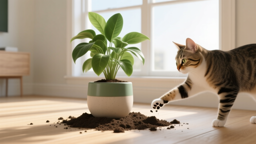 Keep Cats Out of Plant Soil: 7 Vet-Approved Tips (2026)