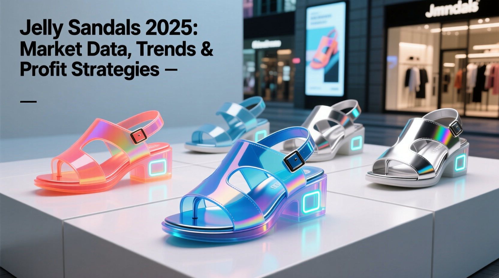 hot selling jelly sandals