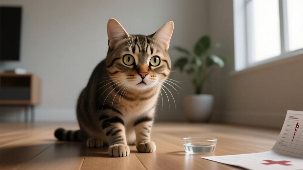 Can hypoglycemic shock in cats cause behavior change? Yes