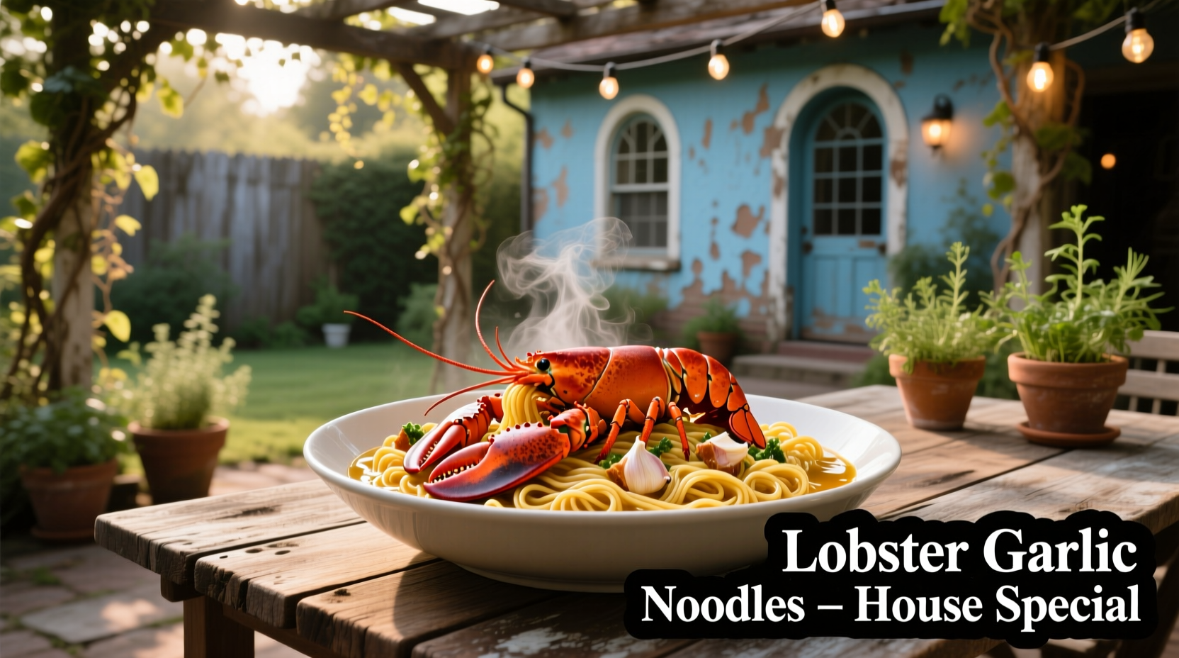 lobster garlic noodles yard house