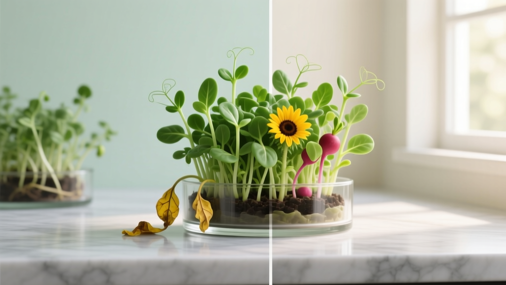 Microgreens Dropping Leaves Indoors—Causes & Fixes