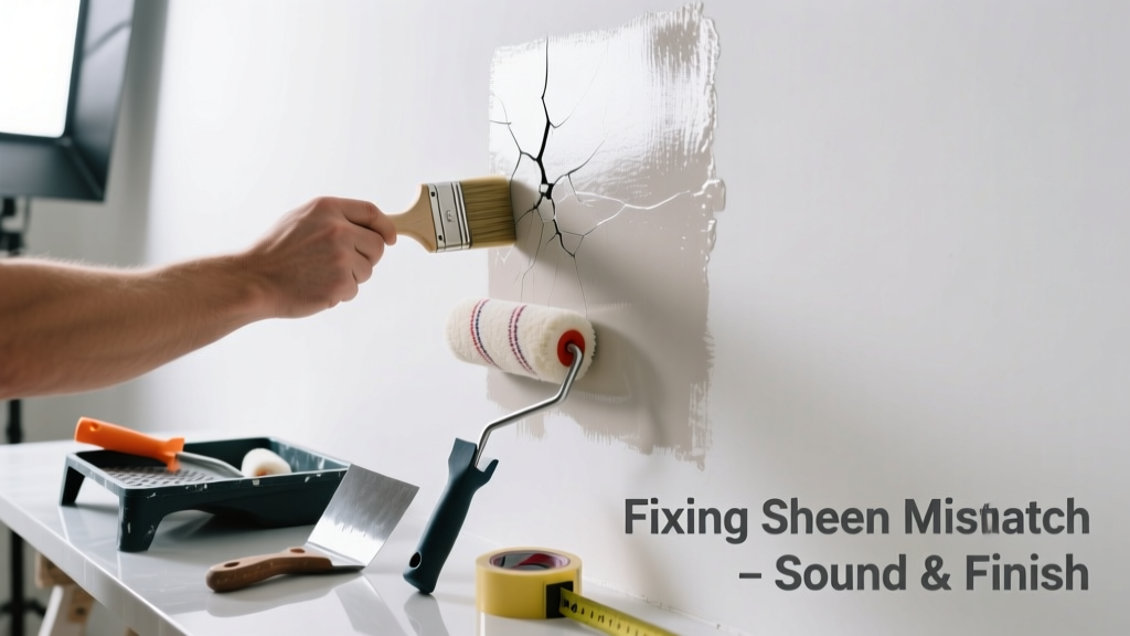 Fixing Paint Sheen Mismatch That Makes Noise
