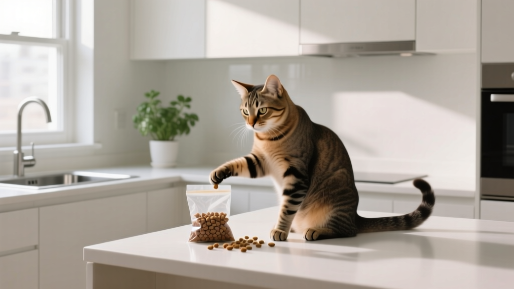 How to Discourage Cat Behavior Dry Food Obsession