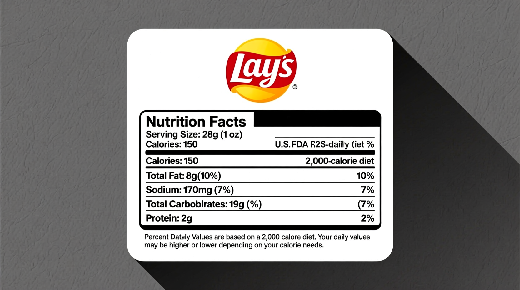 Lay's Potato Chips Nutrition Facts: Complete Label Breakdown