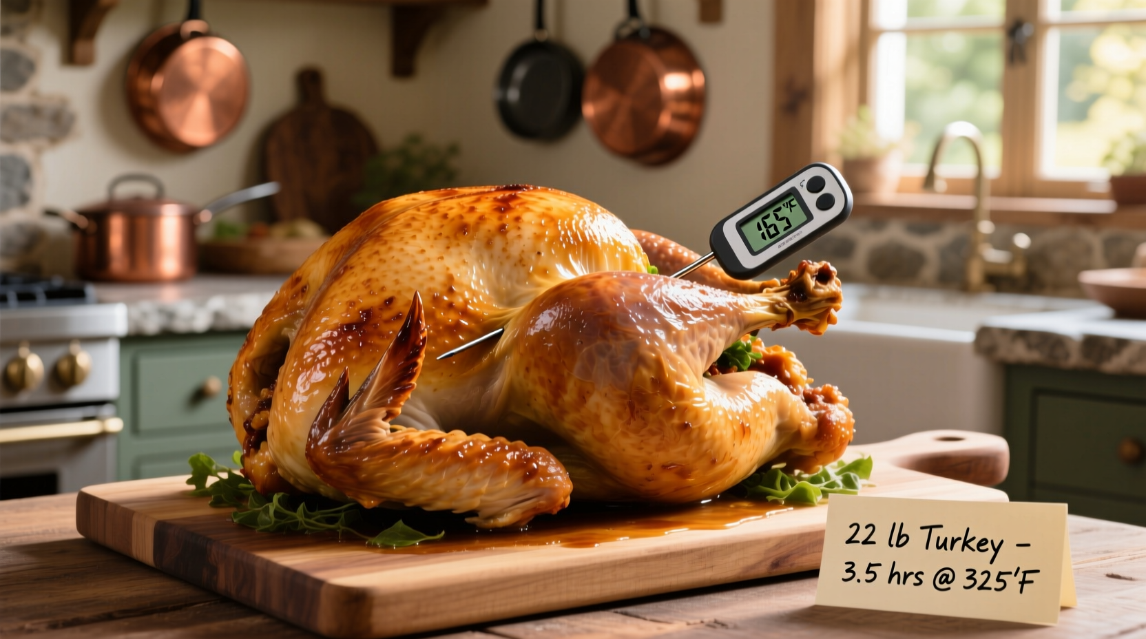 how long do you cook a 22 pound turkey