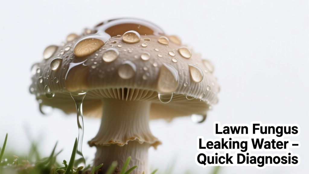 Lawn Fungus Leaking Water: Quick Diagnosis