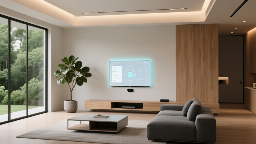 Minimalist Smart Living Room: High Impact With Few Devices