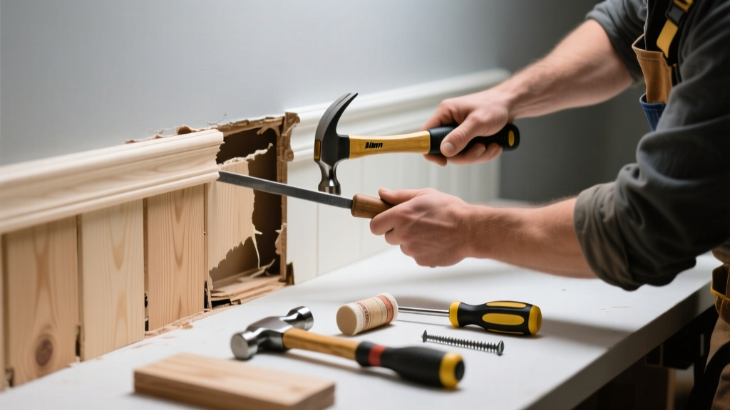 Fix Warped Wainscoting That Squeaks and Creaks