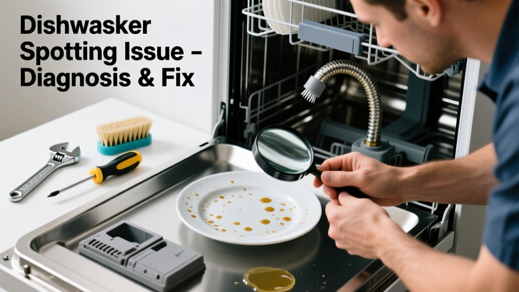 Fix Dishwasher Leaving Spots on Dishes & Poor Cleaning