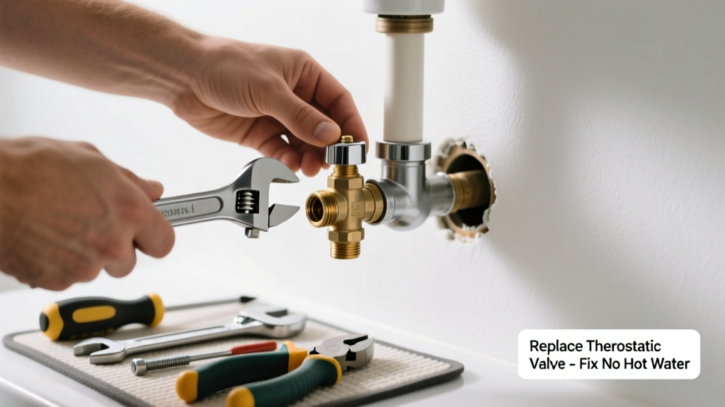Shower No Hot Water? Replace the Thermostatic Valve