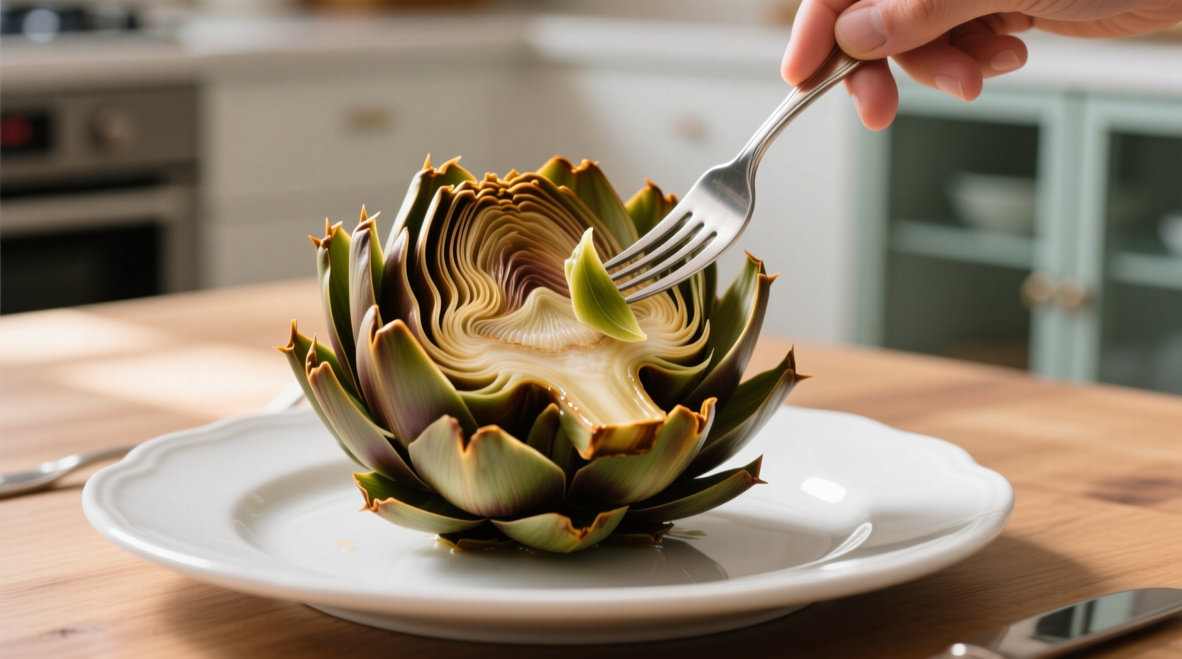 the proper way to eat a steamed artichoke