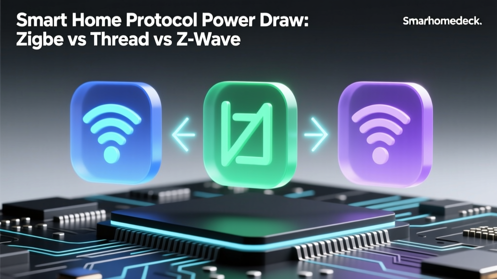Smart Home Protocol Power Draw: Zigbee vs Thread vs Z-Wave