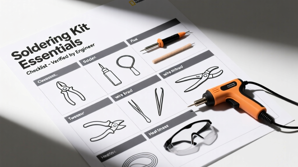 Solder Kits Tools Checklist: Essential Gear for Reliable, Safe, and Repeatable Soldering