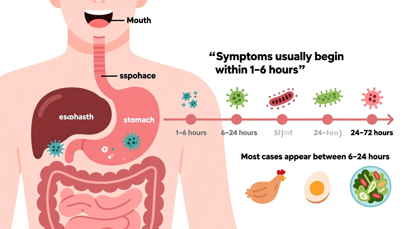 how long does it take food poisoning to set in